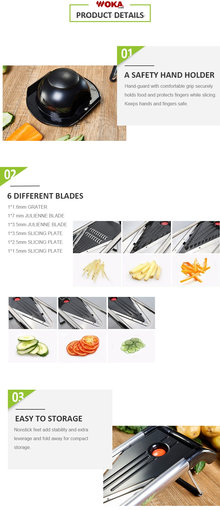 Popular 6 V Blade Vegetable Mandolin Cutting Tool For Kitchen Buy