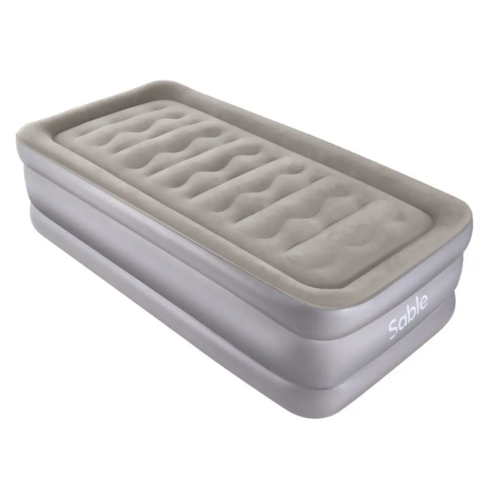 Sable Air Mattress with Built-in Electric Pump, Upgraded Raised Inflatable ...