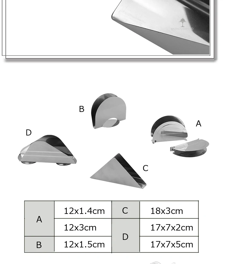 Stainless steel napkin holder for restaurant HC-02811