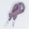 Factory direct Multi Colored flat drawstring cord custom hoodie strings with metal ends for hoodie/shoes/garment