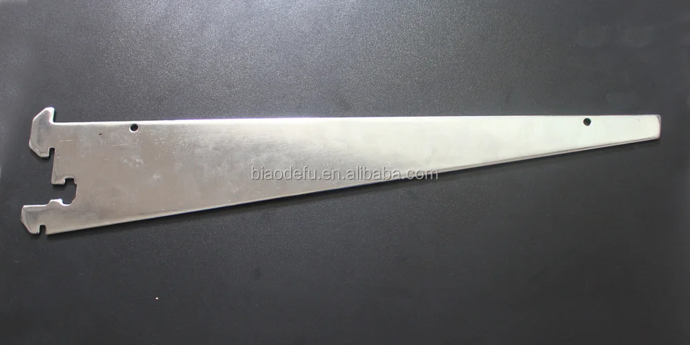 High Quality Slotted Upright Metal Shelf Support/ Metal Shelf Bracket