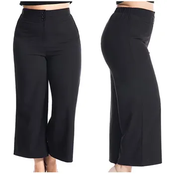 wide leg pants for plus size women