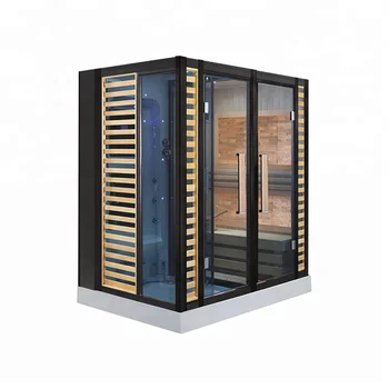 Chinese Supplier Infrared Sauna Steam Room Combos 2 Persons Portable Chinese Supplier Infrared Sauna Steam Room Combos 2 Persons Portable Shower Wet