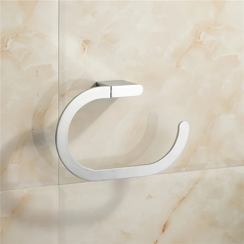 
hot sale 17932 modern bathroom set accessoires chrome finish towel ring bathroom fittings names of towel ring 