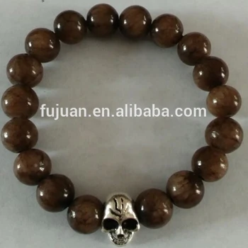 Good Health Mashan Jade Skull Bead Bracelet Whole Good Health Mashan Jade Skull Bead Bracelet Whole