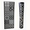 Multiple size Black And White Patchwork Print vinyl mat for living room with durable highest quality material