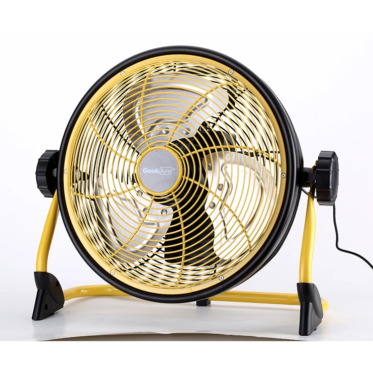 12 Inch 24v Electric Oscillating Metal Industrial Standing Fan Quiet Buy Metal Industrial Fan