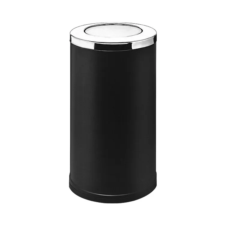 Stainless Steel Hotel Metal Toilet Waste Bathroom Garbage Can Dustbin Metal Toilet Waste Bathroom Garbage Can
