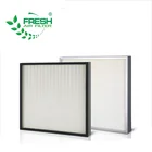 製造 H14 hepa フィルター工業用クリーンルーム、ミニプリーツ HEPA Merv19 、 Merv 20 エアフィルター