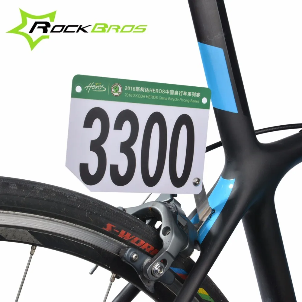 ROCKBROS Radfahren Racing Fahrrad Kennzeichen Halter 4g