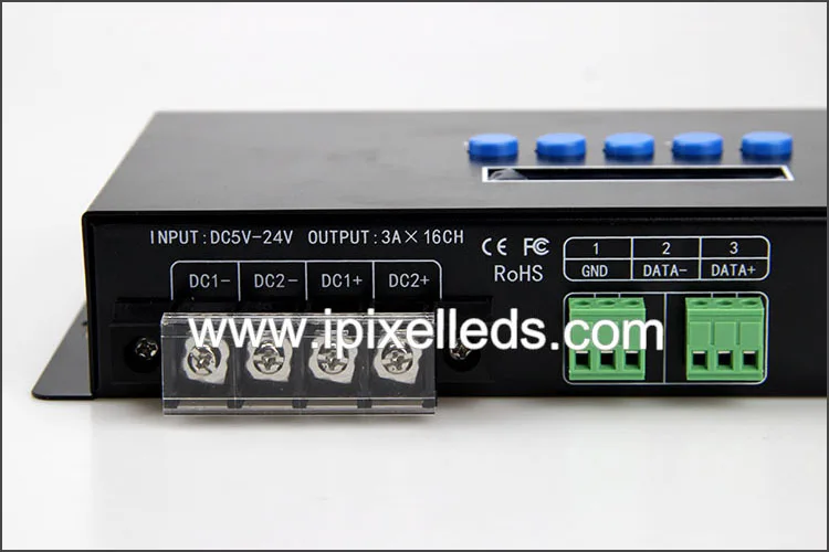 3a X16ch Control Protocol To Spi Signal Dmx Pixel Light