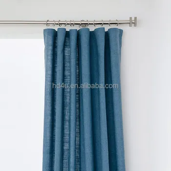 turquoise curtain material