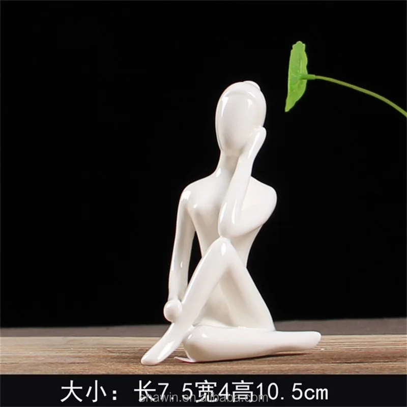 miniature yoga figurines