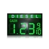 outdoor digital price display 18inch Green DIESEL gas station led price display