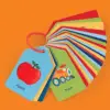 alphabet ABC first words kids learning ring flash card
