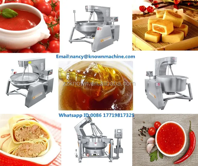 2022 Industrial Small Electric/steam/lpg Gas Candy,Jam Jacketed Vacuum