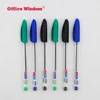 Transparent plastic Medium Point non-toxic Waterproof ink stick ball point pen