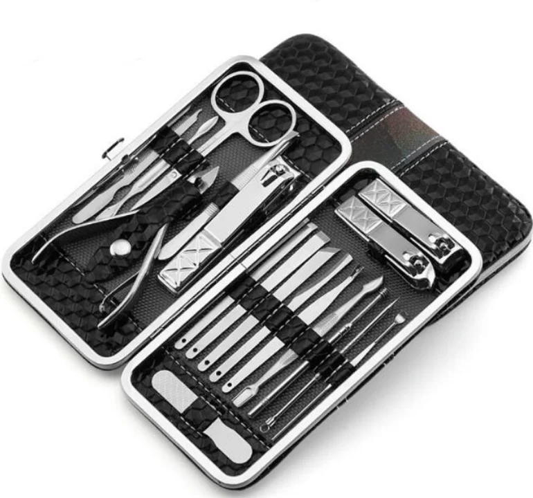 17pcs Professional Stainless Steel Manicure Pedicure Set  