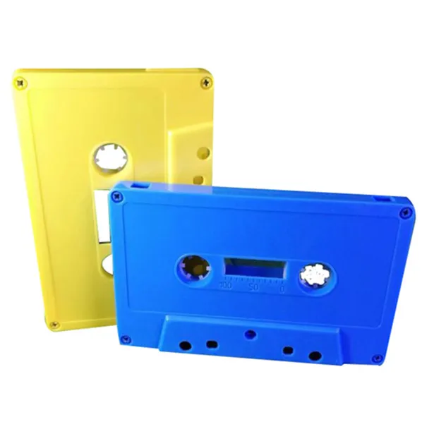 Bulk Pack with Hard Plastic Case Korean x 5 46 minute Blank Audio Cassette Tape 
