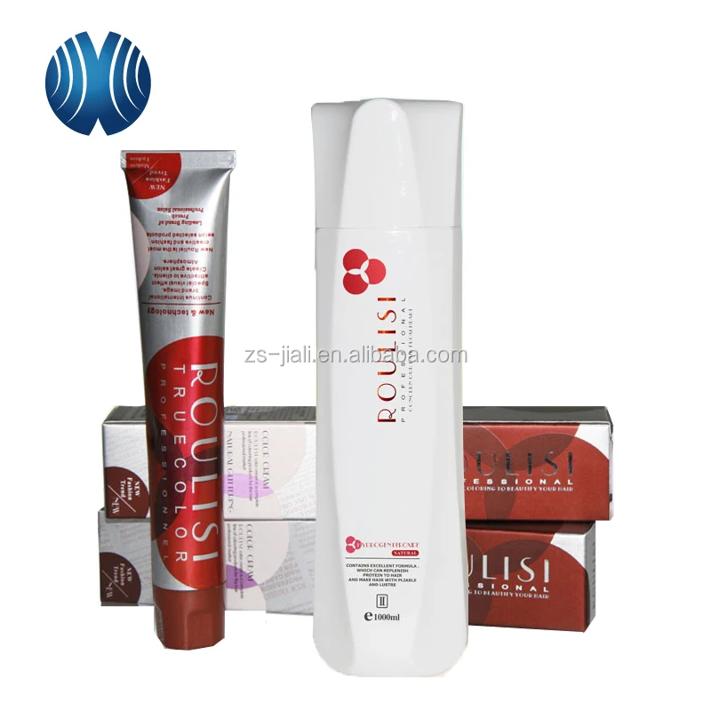 ROULISI Brown Hair Dye Shinny Color Cream