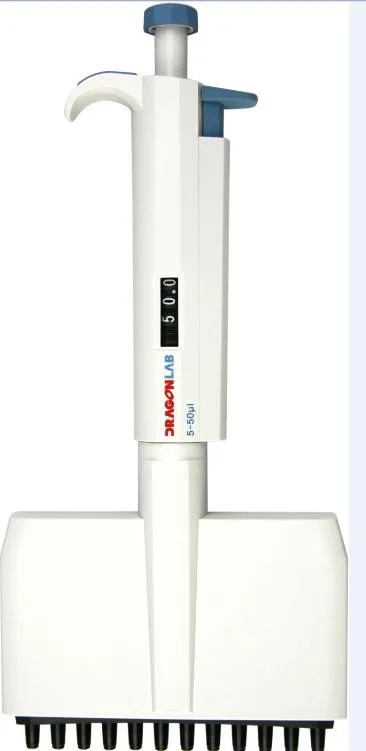 8 channel and 12 channel pipette fixed adjustable Pipette