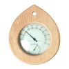 Alphasauna unique drop Cedar sauna thermometer