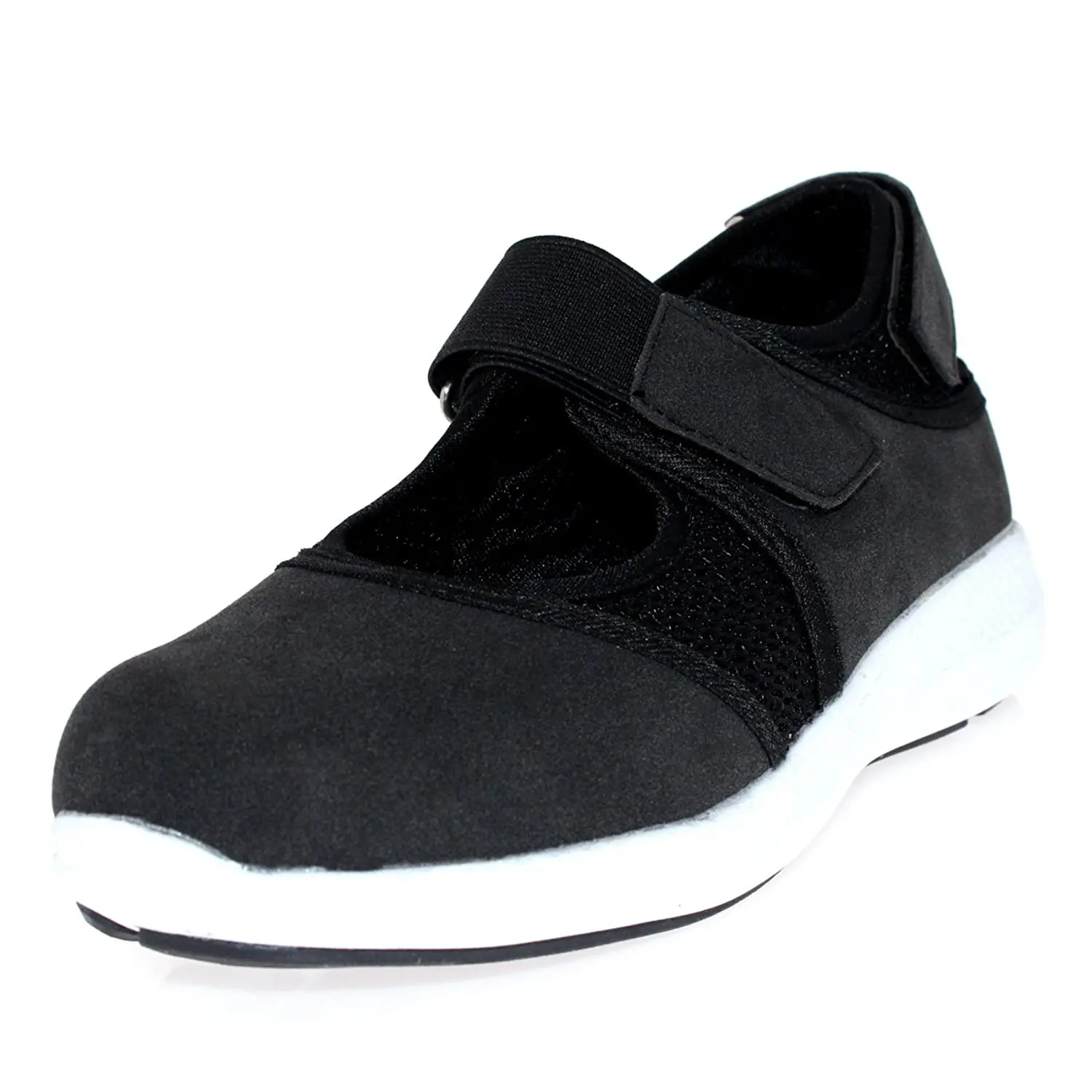 ladies trainers with velcro fastening