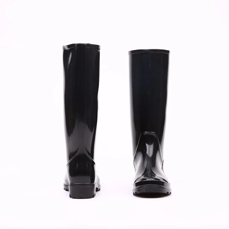 Black Women Rain Boots,Shiny Black Rain Boots - Buy Black Women Rain ...