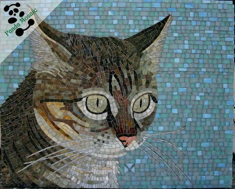 的感兴趣中国手工动物马赛克图案研究装饰马赛克瓷砖玻璃马赛克壁画?