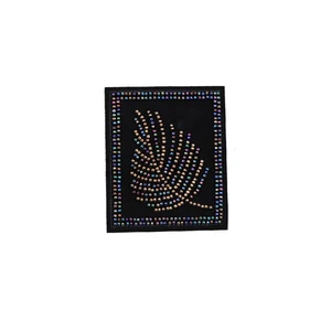 wholesale high quality custom fashion bead embroidery on fabric