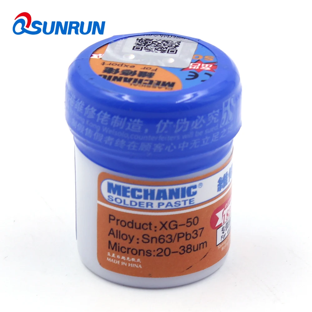 MECHANIC Reparing Solder Soldering Paste XG-50 42g Sn63//Pb37 25-45um ST XG-500