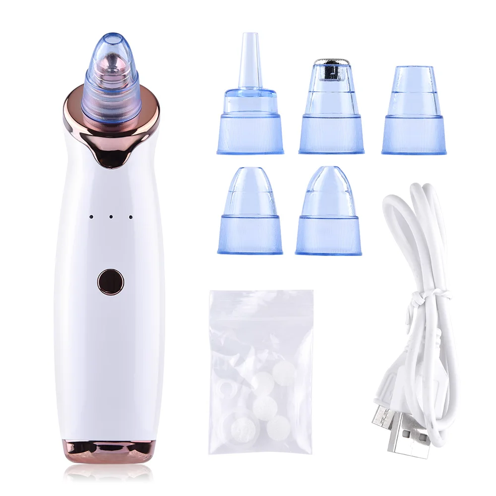 Rechargeable Electric Facial Nose Vacuum Blackhead Remover / Microdermabrasion