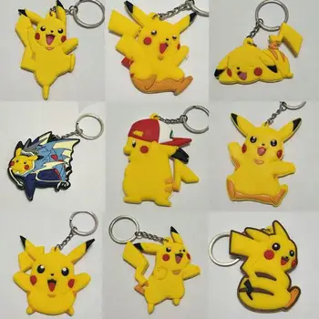 Pikachu Keychain Pocket Key Holder Pokemon Go Key Ring Monsters Pendant 3d Mini Charmander Squirtle Bulbasaur Buy Cosplay Keychainsgame Theme