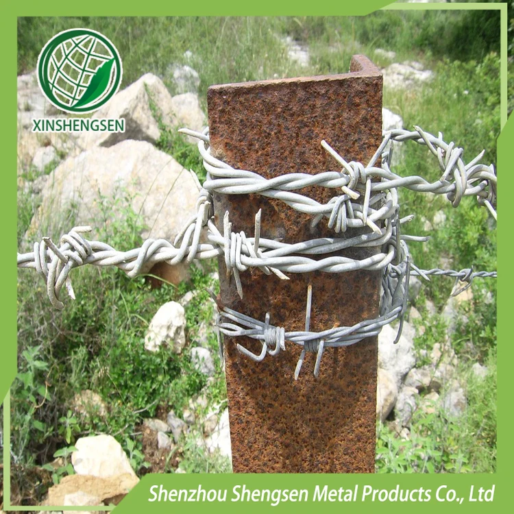 High Tensile Double Strand 4 Point Barbed Wire Fastener In Barbed Wire