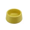 Eco friendly bamboo fiber pet tableware travel pet bowl water food bowl for dog & cat