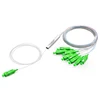 Passive Network Mini Steel pipe SC/APC Singlemode Fiber Optical FTTH 1x2 1x4 1x8 1x16 1x32 1x64 PLC Splitter