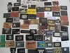 sequin leather label badge patches