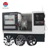 4th Generation Slant Bed Diamond Cutting CNC Alloy Wheel Rim Repair Lathe Machine AWR28SL