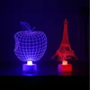 3D Acrylic Colorful Night Lights Christmas Tree LED Lamp Home Decor Creative Gift