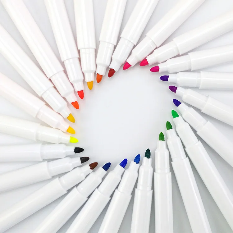 Promotional 26 Colors Permanent Fabric Marker Pen Set,Nontoxic