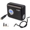 12V DC Car Air Compressor Pump Portable Compact Digital Tire Inflator Black with LED Light for Car Bicycle, Ball etc.