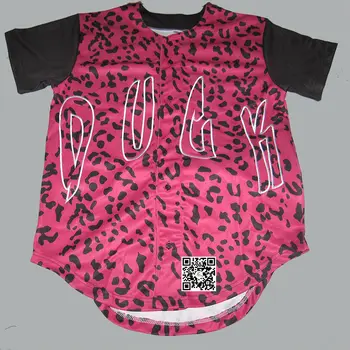 pink baseball jerseys custom
