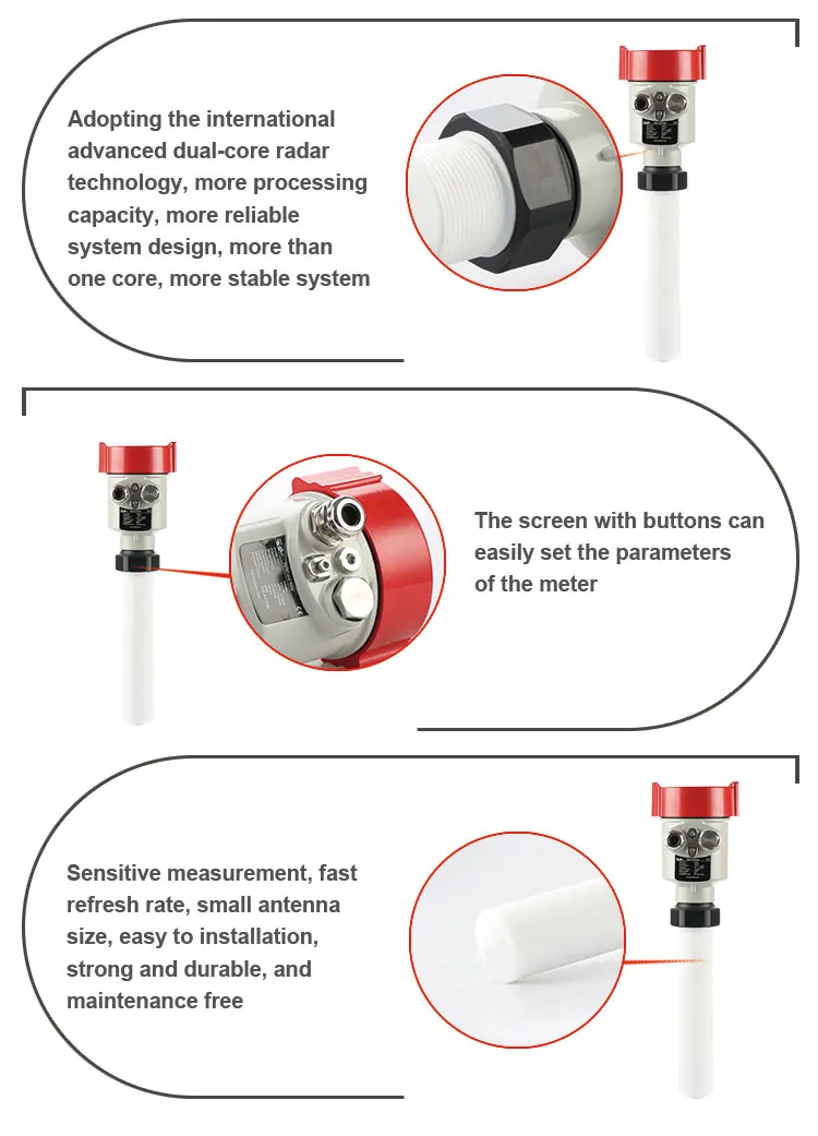 Displacer level transmitter, radar level transmitter price