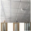white flat ceiling main tee