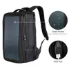 Flexible Solar Panel Backpacks Convenience Charging Laptop Bags for Travel 14W Solar Charger Daypacks &Handle &USB Port