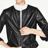 Wholesale Low Price Women Synthetic Leather Jacket