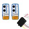 Factory direct 12V and 24V universal wireless remote control winch controller with a distance greater than 100 feet for winch