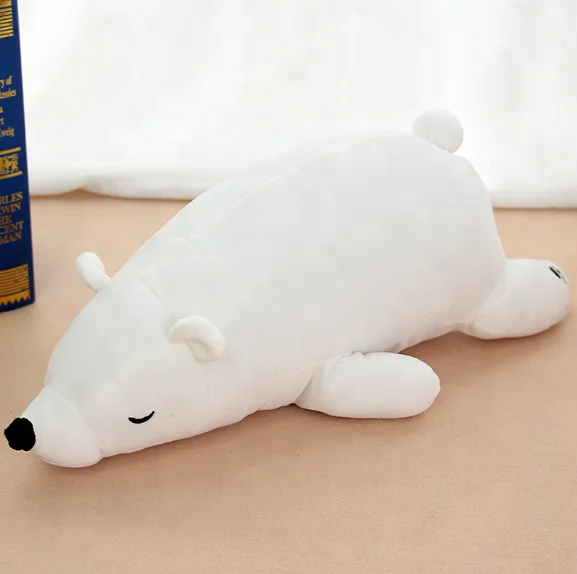 plush white bear