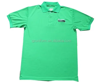 camisa tipo polo verde