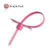force-tampered Security Ties plastic seals with numbering